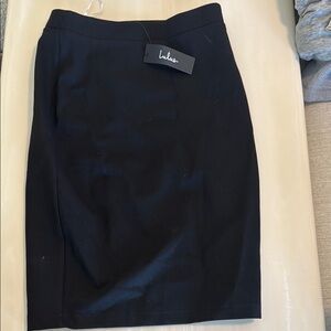 Lulu's Black Knee-Length Pencil Skirt for Work